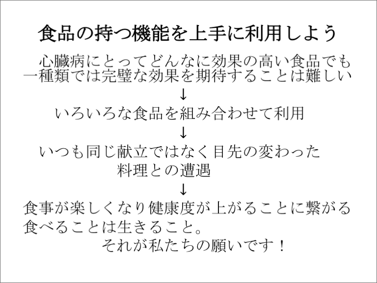 食品の持つ機能を上手に利用しよう！